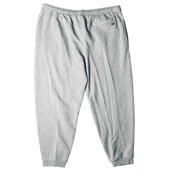 Lacoste Mens 4XLB Gray Fleece Sweatpants Blue Anniversary Gator 11R NWT - Picture 4 of 8
